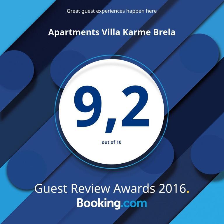Apartments Villa Karme Brela Exterior foto